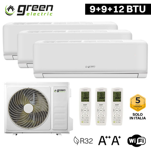 Tri split klimaanlage 12 - tri-split-klimaanlage, 9+9+12