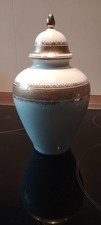 Vase Royal Porzellan Bavaria KM Deckelvase 73/3 creme vergoldet, vintage