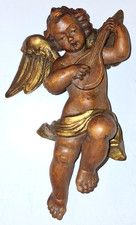Holzfigur geschnitzt, Engel