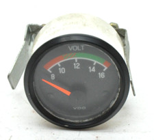 VDO Cockpit Voltmeter Volt Anzeige Instrument VDO 332.304/15 12V 52mm