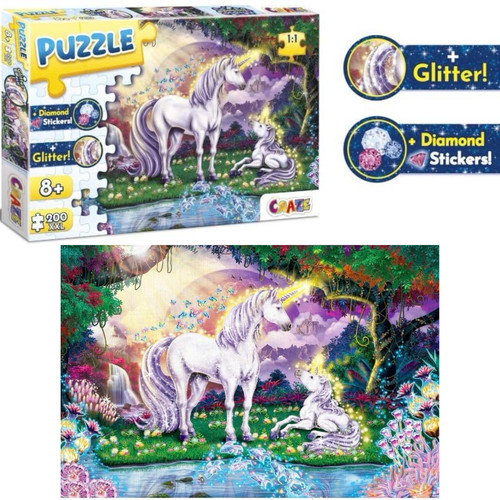 Craze puzzle xxl mit glitzer - mit,