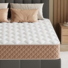 Doppelmatratzen, 4 Fuß 6 Memory Foam Matratze, 7-Zonen Taschenfederkern Doppelbett Ma