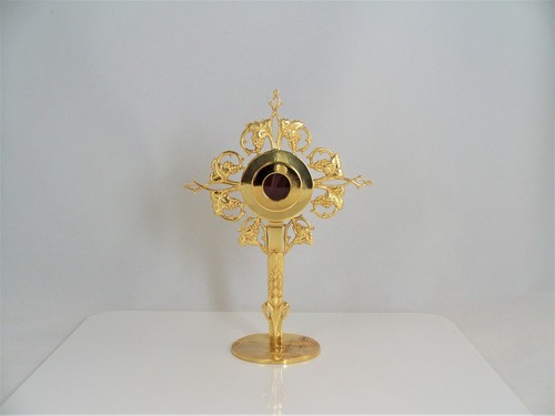 Reliquiar vergoldet 5 cm - reliquiar, 18,5