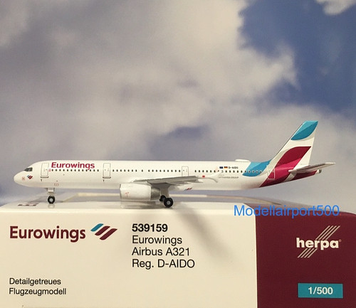 Herpa wings 500 airbus - herpa,