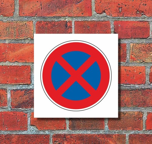 Schild halteverbot halten - schild,