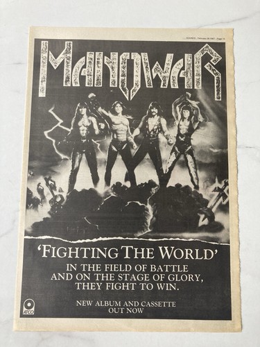 Manowar fighting the world - manowar,