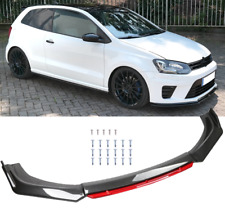 DE Frontspoilerlippe Frontspoiler Spoilerschwert für VW Volkswagen Polo 5 6R