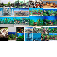 Aquariumfolie beidseitig Rückwandfolie Aquariumrückwand  20 Motive versch. Größe