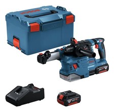Bosch Professional Akku-Bohrhammer mit SDS plus GBH 18V-22 mit 2x Akku 4 Ah -...