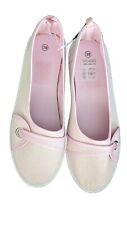 Wunderschöne Damen Halbschuhe Ballerinas aus Stoff von KIK Rosé Gr. 39 NEU