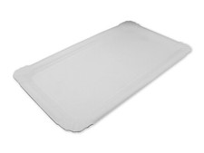 Pappteller - weiß rechteckig