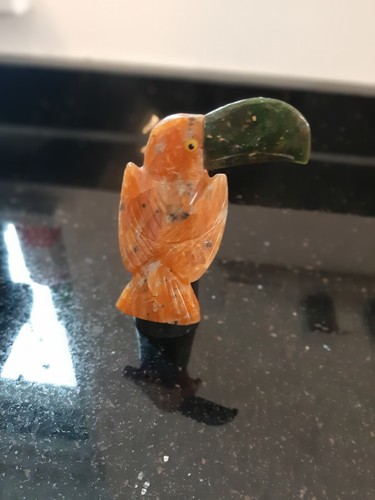 Edelstein vogel unikat - edelstein,