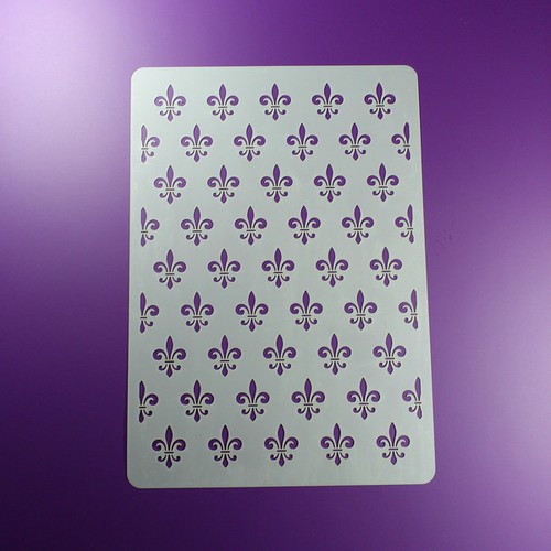 Schablone fleur lis - schablone,