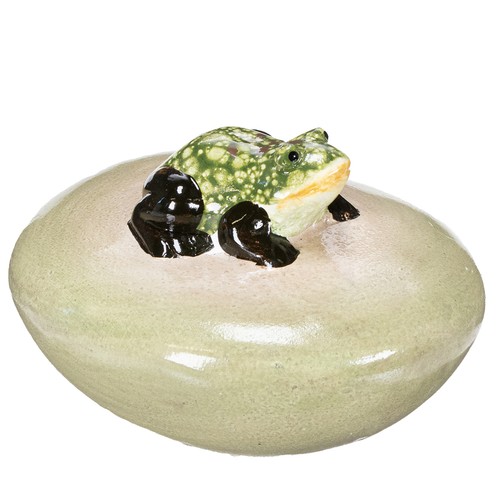 Dekorative keramikfigur frosch - keramikfigur,