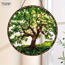 Boho Eichenbaum Fensterdeko