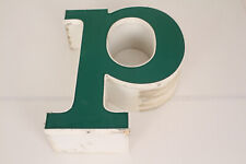 Leuchtbuchstabe p Leuchtreklame 70er 80er Pop Art Neon Werbung Letter vintage