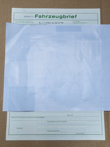 Kfz brief brd - brief,