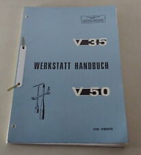 Werkstatthandbuch Moto Guzzi V 35 / Moto Guzzi V 50 Stand 07/1978 