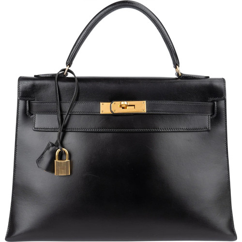 Hermès box calf leather kelly - box,