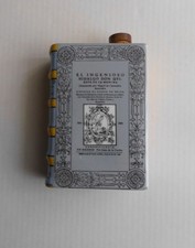 Keramik-Flasche als Buch / 80er Jahre / gebraucht - leer