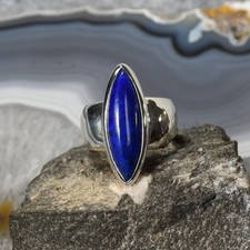 Lapislazuli Ring, 925er