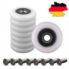 8-tlg Duschtürrollen Duschkabine Ersatz Rollen Duschtür Schiebetür 19/23/25/27mm