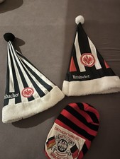 Eintracht Frankfurt SGE - Wendebeanie / Mütze - Frankfurter Adler - Schwarz Grau