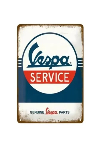 Vespa retro patina blechschild - vespa,