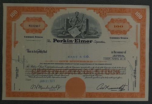 The perkin elmer - 49, x