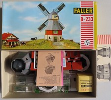 Faller AMS B-233  -- Windmühle in OVP, 60er Jahre Spielzeug (DEZ1151)