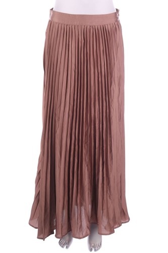 Shein maxirock plissee - shein, rosa