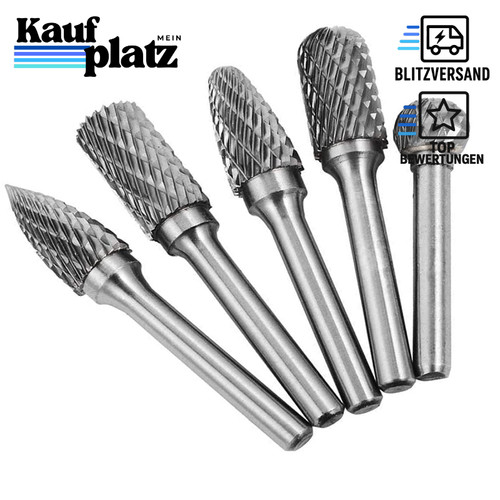 Hartmetall frässtifte set - set, 5