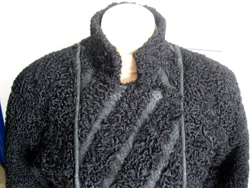 Vintage persianerjacke schwarz - persianerjacke,