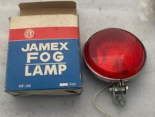 Oldtimer Nebelschlussleuchte  130mm Rund Chrom Metall Jamex (Mercedes) NEU NOS