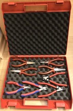 Knipex Elektronik- und Feinmechanik Zangen Set 8 teilig im Knipex-Koffer