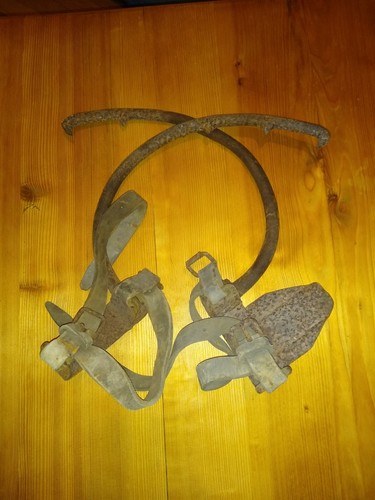 Alte vintage steigeisen - vintage,