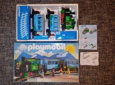 Playmobil Eisenbahn 4005 - mit Karton - Schienen - Trafo