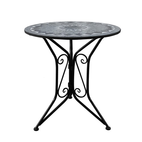 Gartentisch metall schwarz - gartentisch,