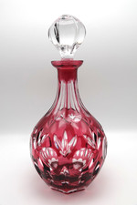 Nachtmann Karaffe **Bamberg** Bleikristall Roter Überfang
