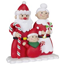 Weihnachtsmann Familie 14cm