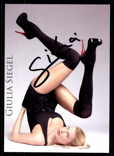 Giulia siegel autogrammkarte - giulia,