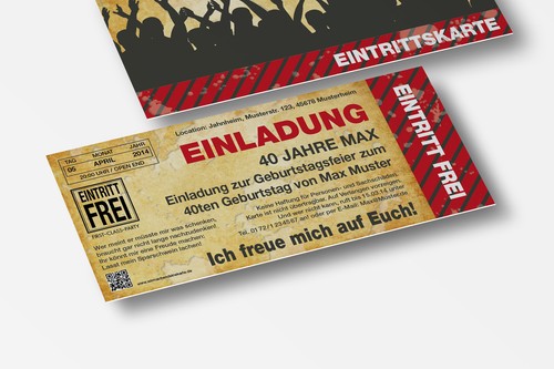 Eintrittskarte