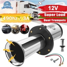 Oldtimer Horn verchromt 12 V