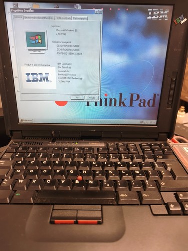 Vintage retro ibm thinkpad - vintage,