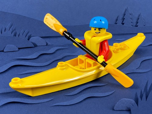 Lego kajak kayak - kajak,