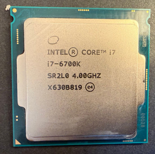 Intel core 6700k 0ghz - core, i7-6700k