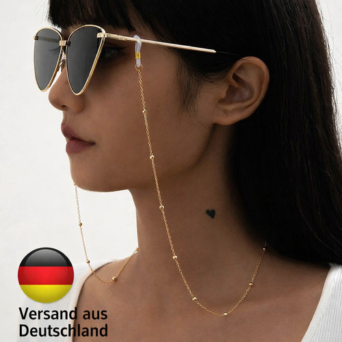 Brillenkette mit perlen - mit,
