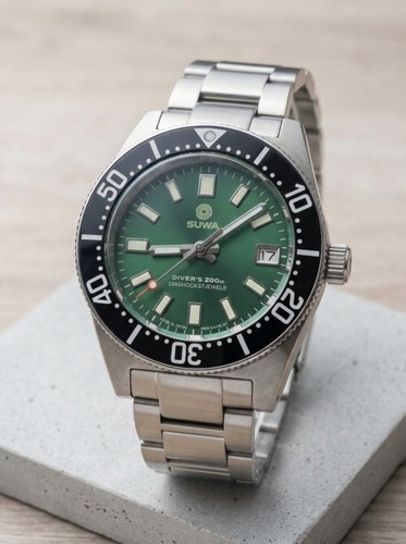 Suwa diver 40mm automatik - diver,