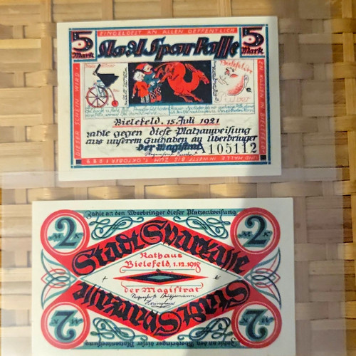 Bielefeld notgeld lot konvolut - notgeld, lot/konvolut