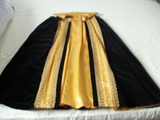 Samtcape schwarz-gold (Karnevalsverein Süchteln)